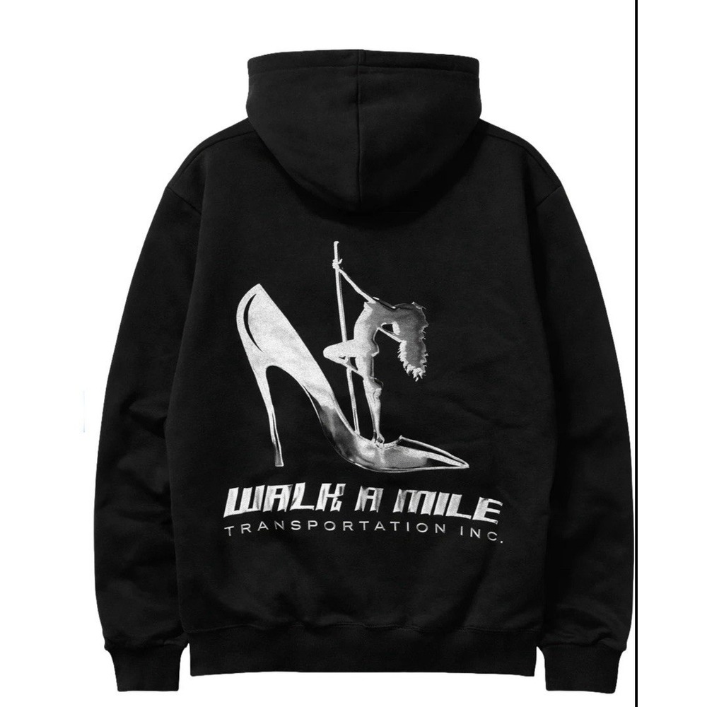 Iggy Azalea Heavyweight Hoodie Black Graphic Pullover Men's Large Rare And New - Picture 2 of 5